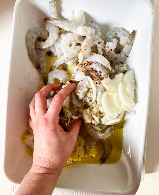 Baked Shrimp with Lemon & Garlic