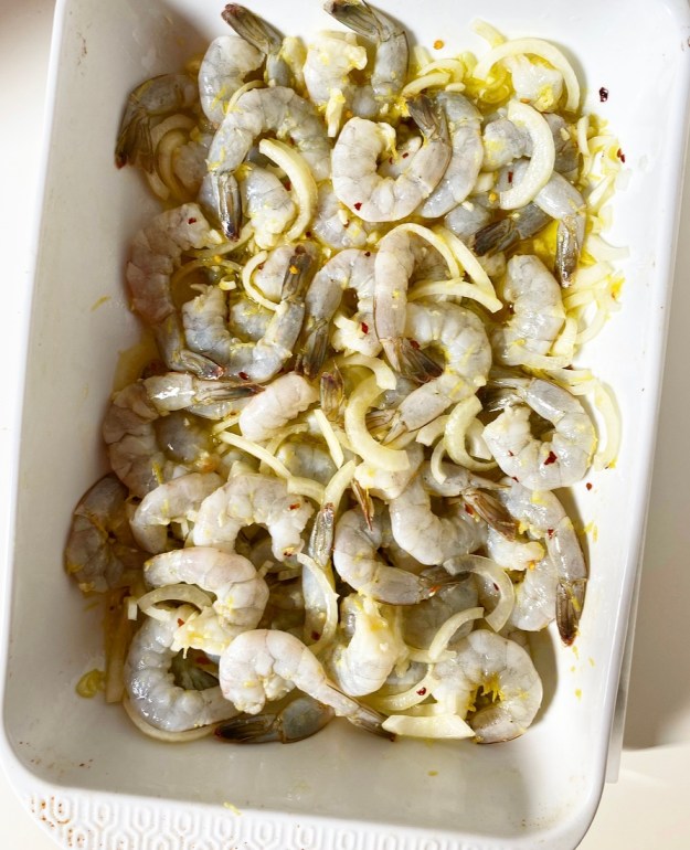 Baked Shrimp with Lemon & Garlic