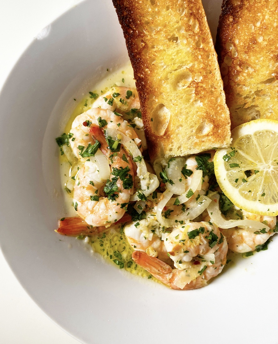 Baked Shrimp with Lemon & Garlic