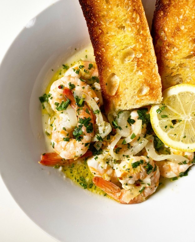 Baked Shrimp with Lemon & Garlic