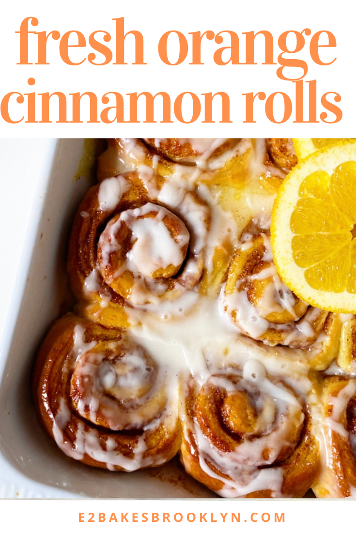 Fresh Orange Cinnamon Rolls