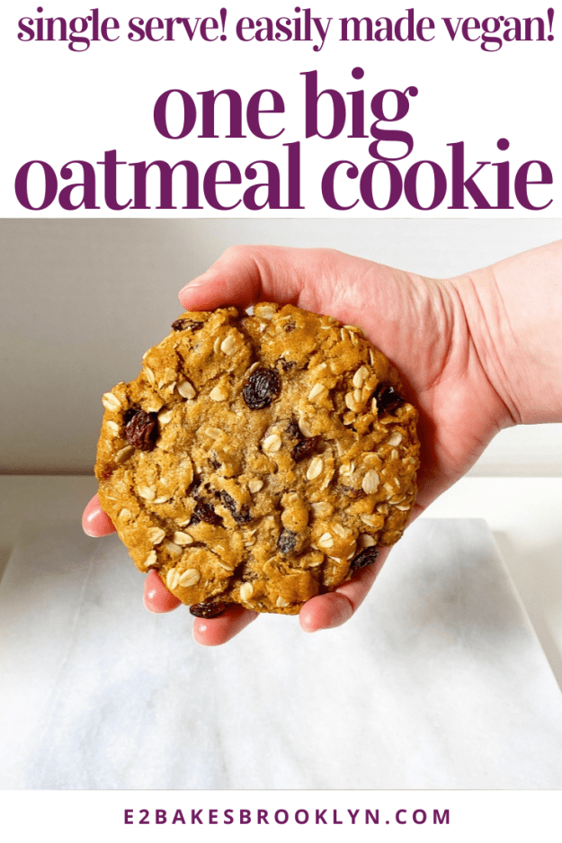 One Big Oatmeal Cookie