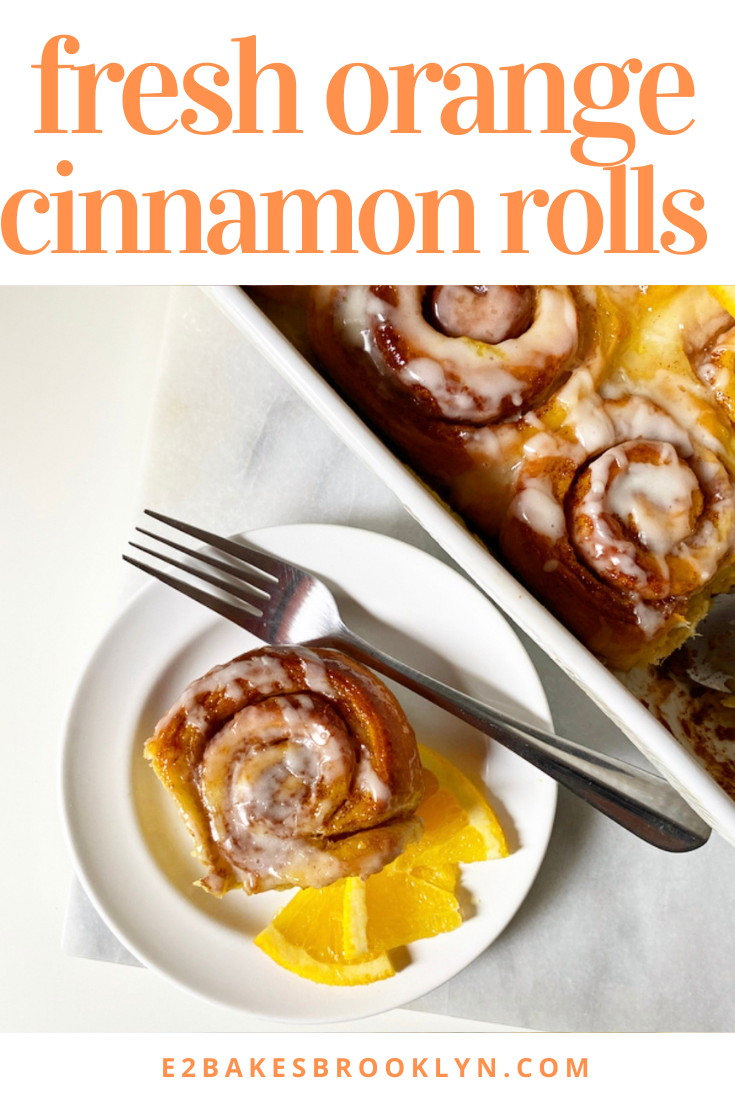 Fresh Orange Cinnamon Rolls