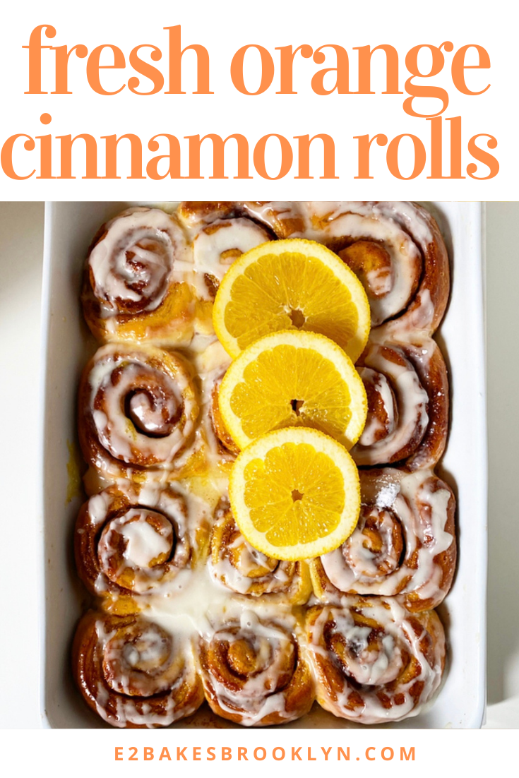 Fresh Orange Cinnamon Rolls