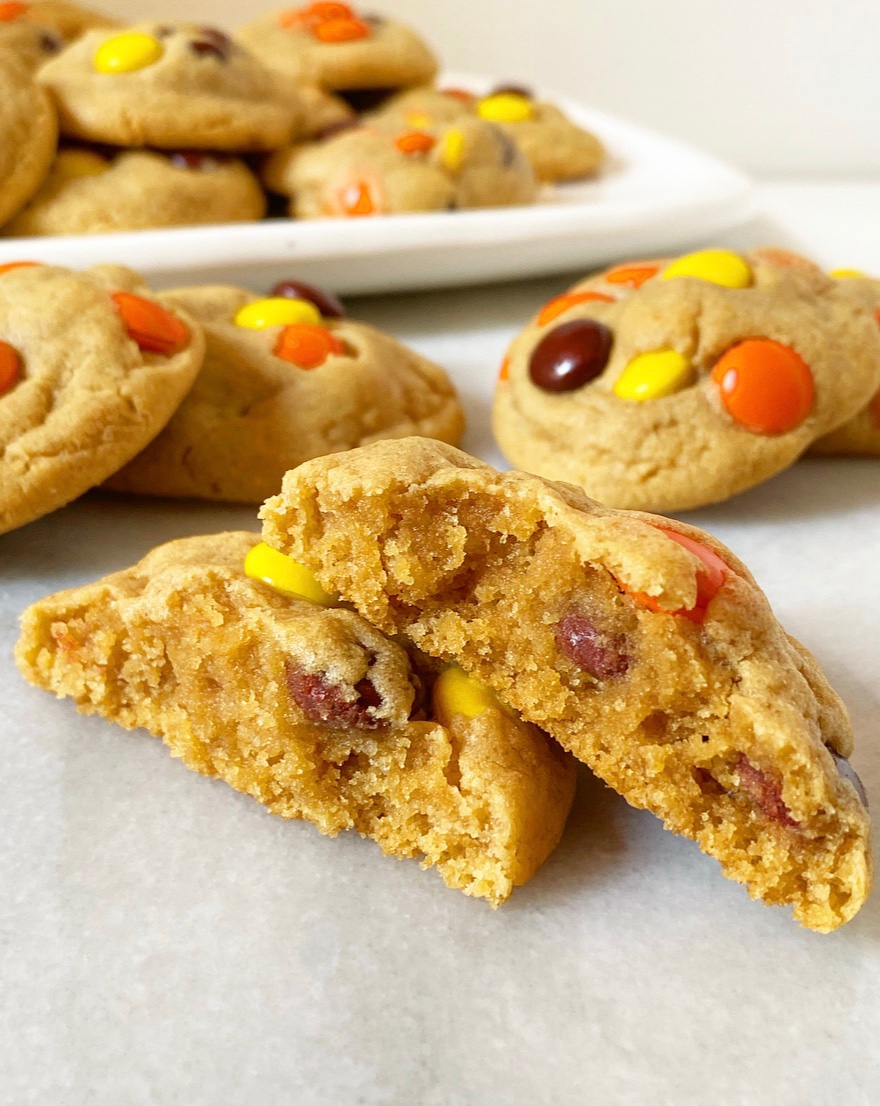 Reese’s Pieces Peanut Butter Cookies