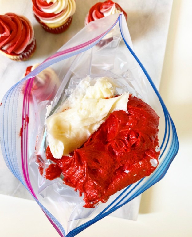 Red Velvet Marble Cupcakes