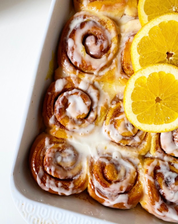 Fresh Orange Cinnamon Rolls