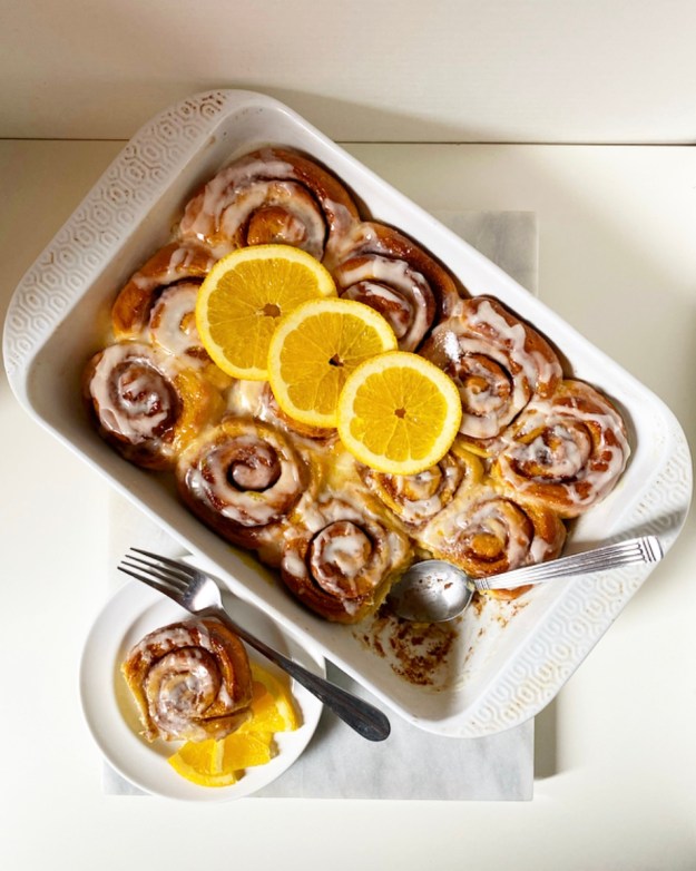 Fresh Orange Cinnamon Rolls