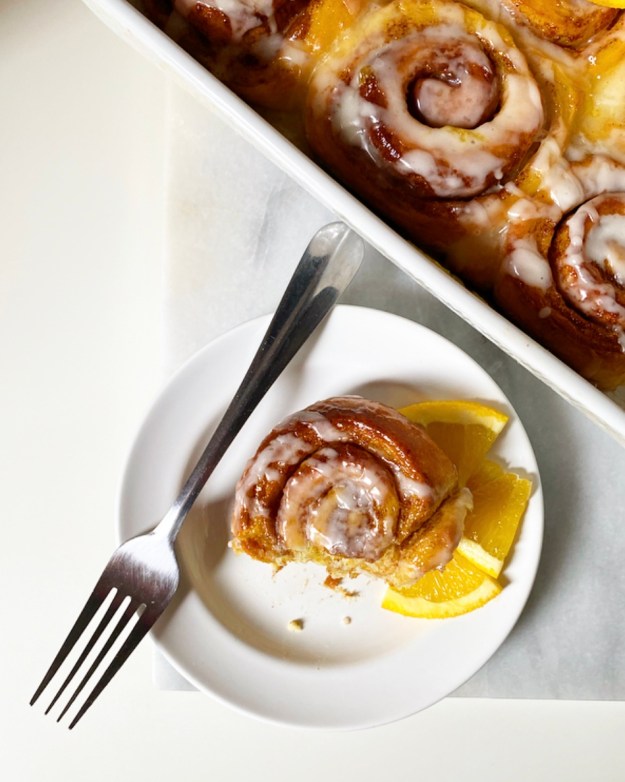 Fresh Orange Cinnamon Rolls