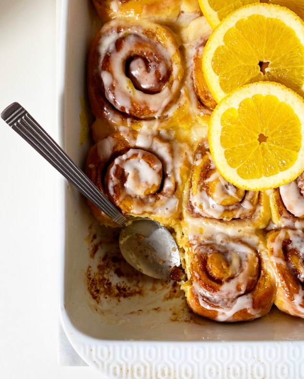 Fresh Orange Cinnamon Rolls