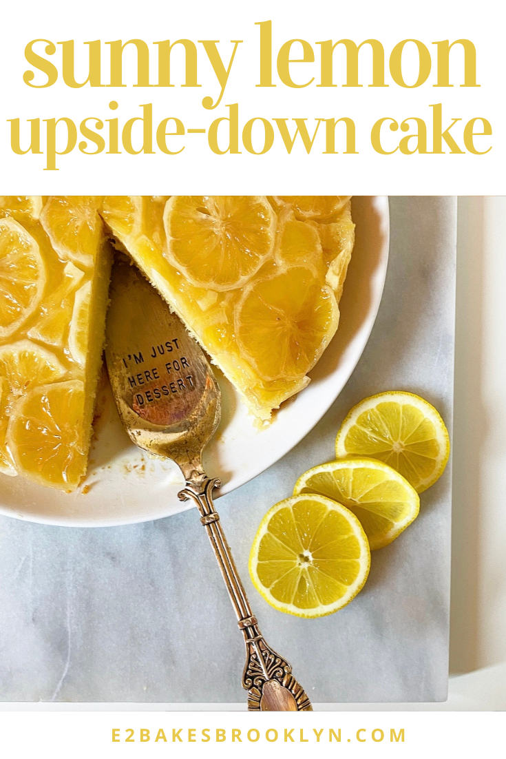Sunny Lemon Upside-Down Cake