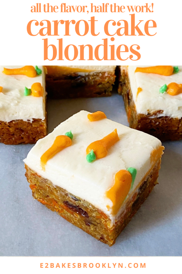 Carrot Cake Blondies