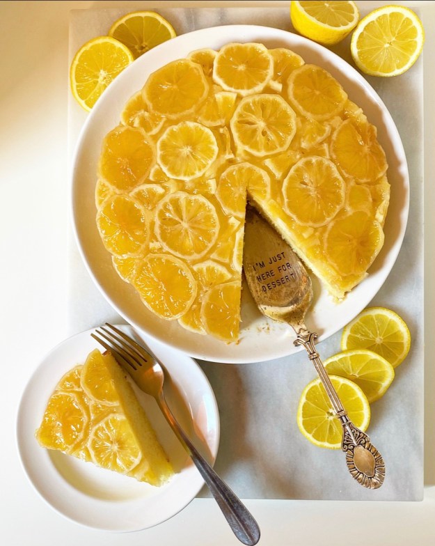Sunny Lemon Upside-Down Cake