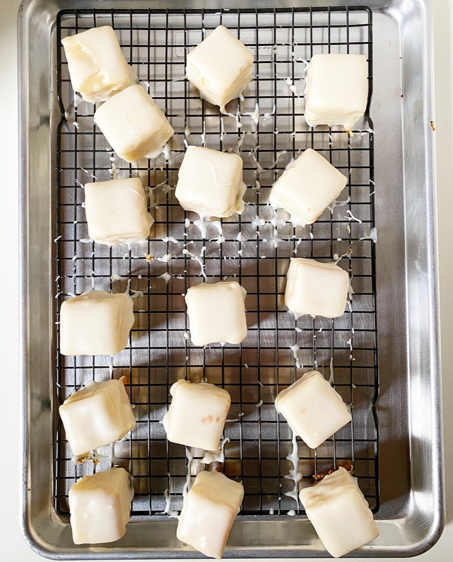 White Almond Petit Fours