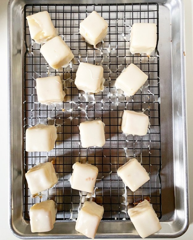 White Almond Petit Fours