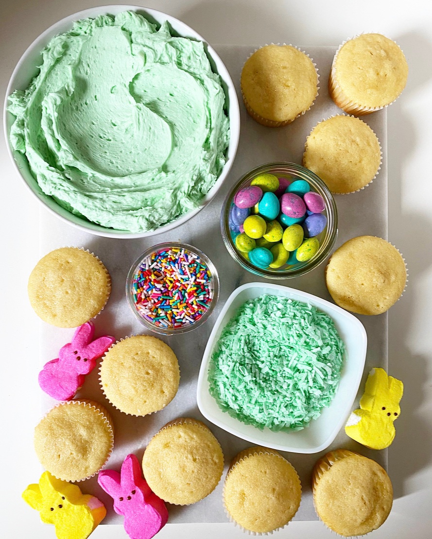 Easter Egg Hunt Cupcakes
