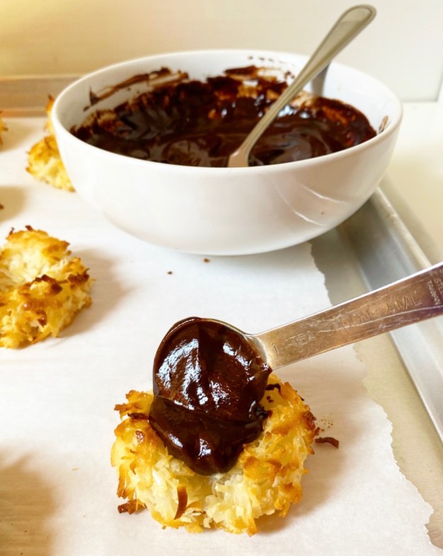 Chocolate Macaroon Thumbprints 