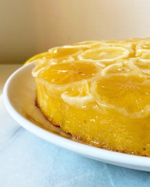 Sunny Lemon Upside-Down Cake