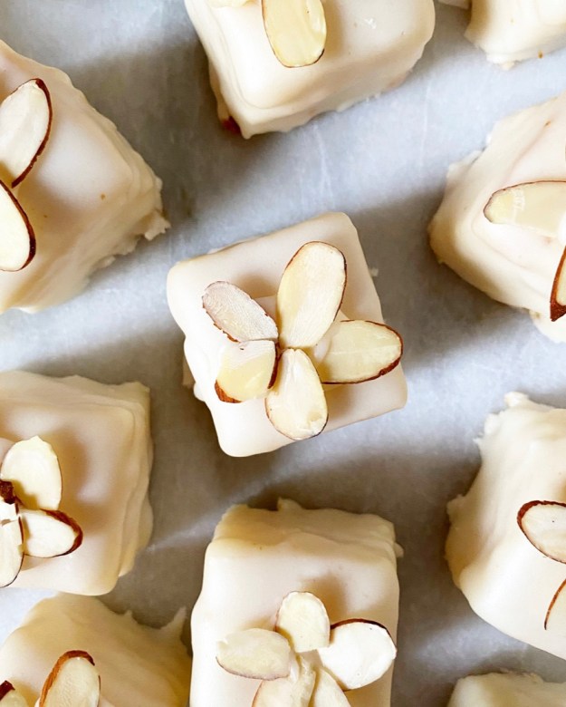 White Almond Petit Fours