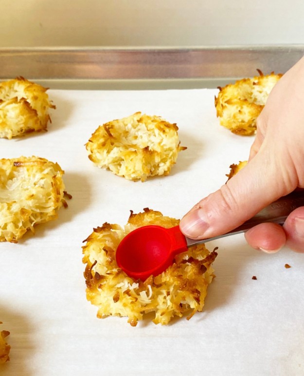 Chocolate Macaroon Thumbprints 