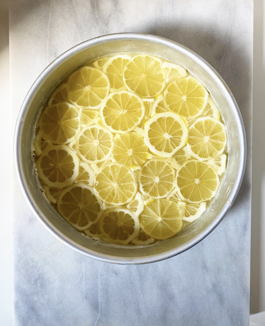 Sunny Lemon Upside-Down Cake