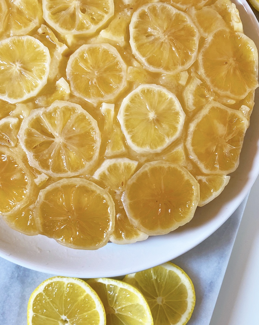 Sunny Lemon Upside-Down Cake