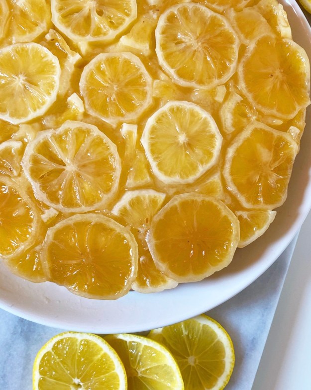 Sunny Lemon Upside-Down Cake
