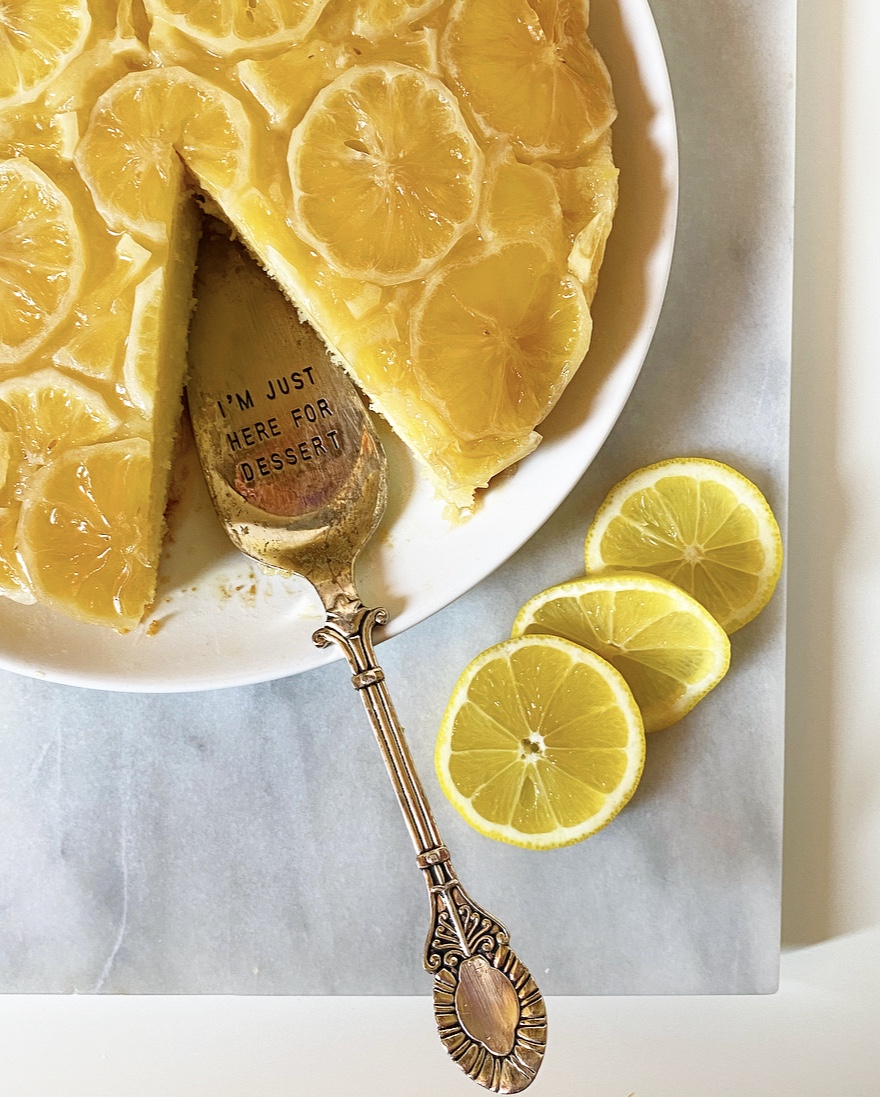 Sunny Lemon Upside-Down Cake