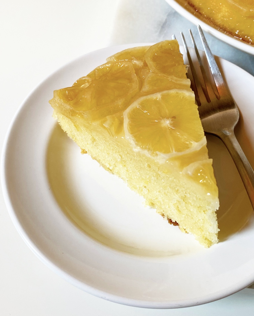 Sunny Lemon Upside-Down Cake