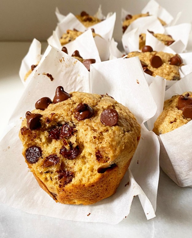 Whole Wheat Chocolate Chip Muffins