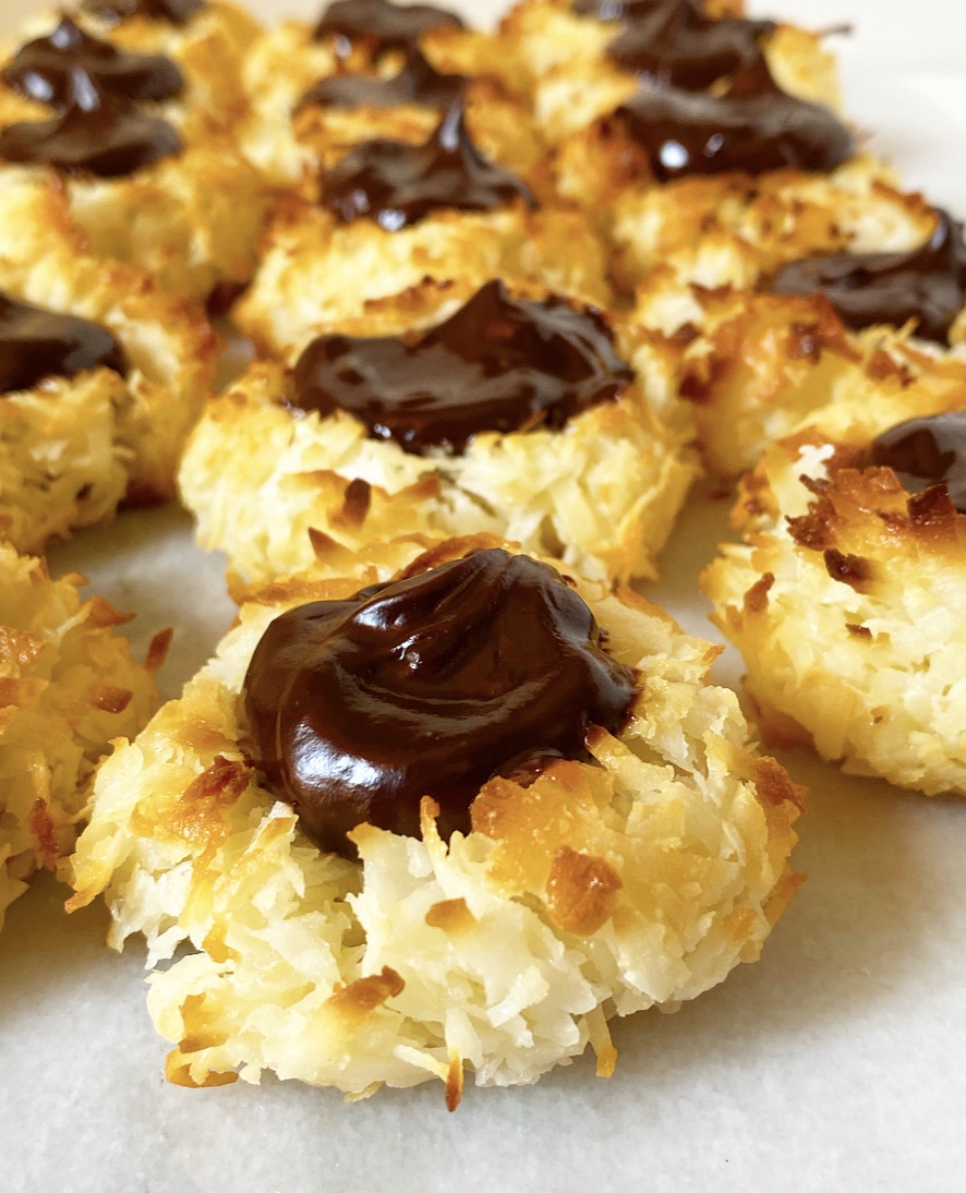 Chocolate Macaroon Thumbprints 