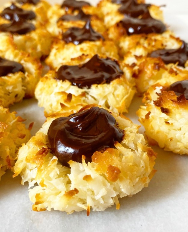 Chocolate Macaroon Thumbprints 