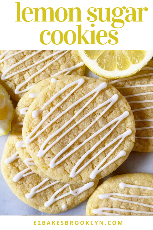 Lemon Sugar Cookies | e2 bakes brooklyn