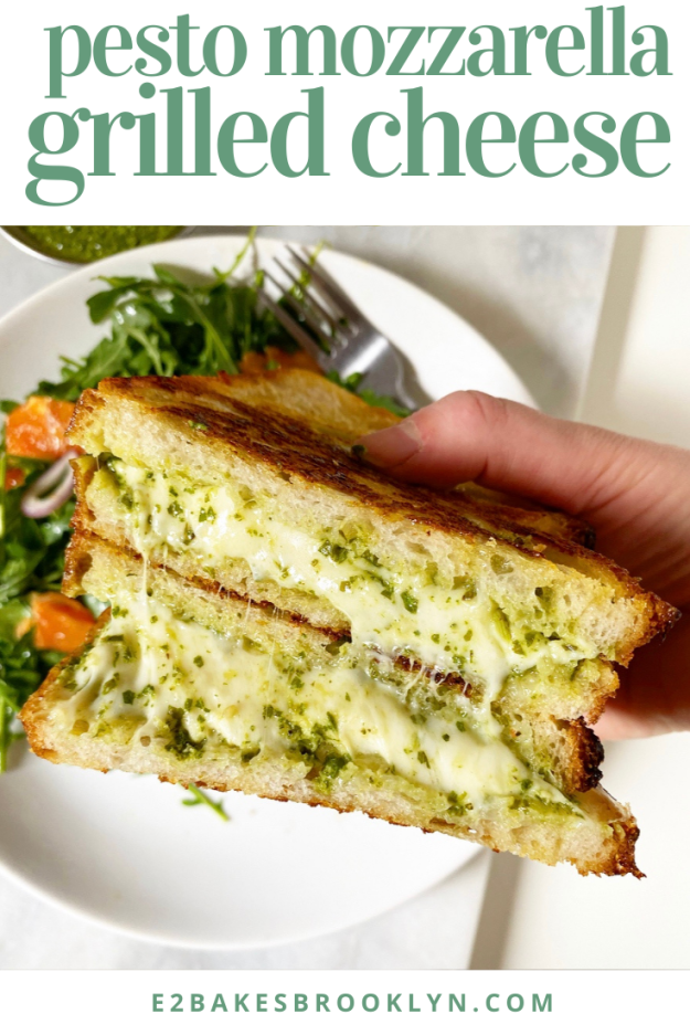 Pesto Mozzarella Grilled Cheese