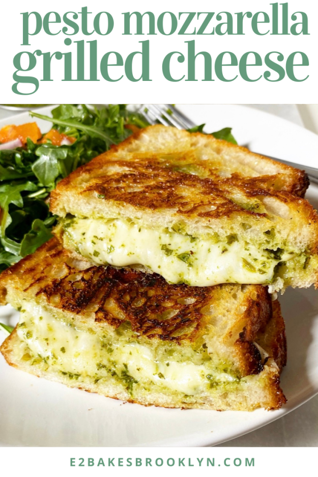 Pesto Mozzarella Grilled Cheese