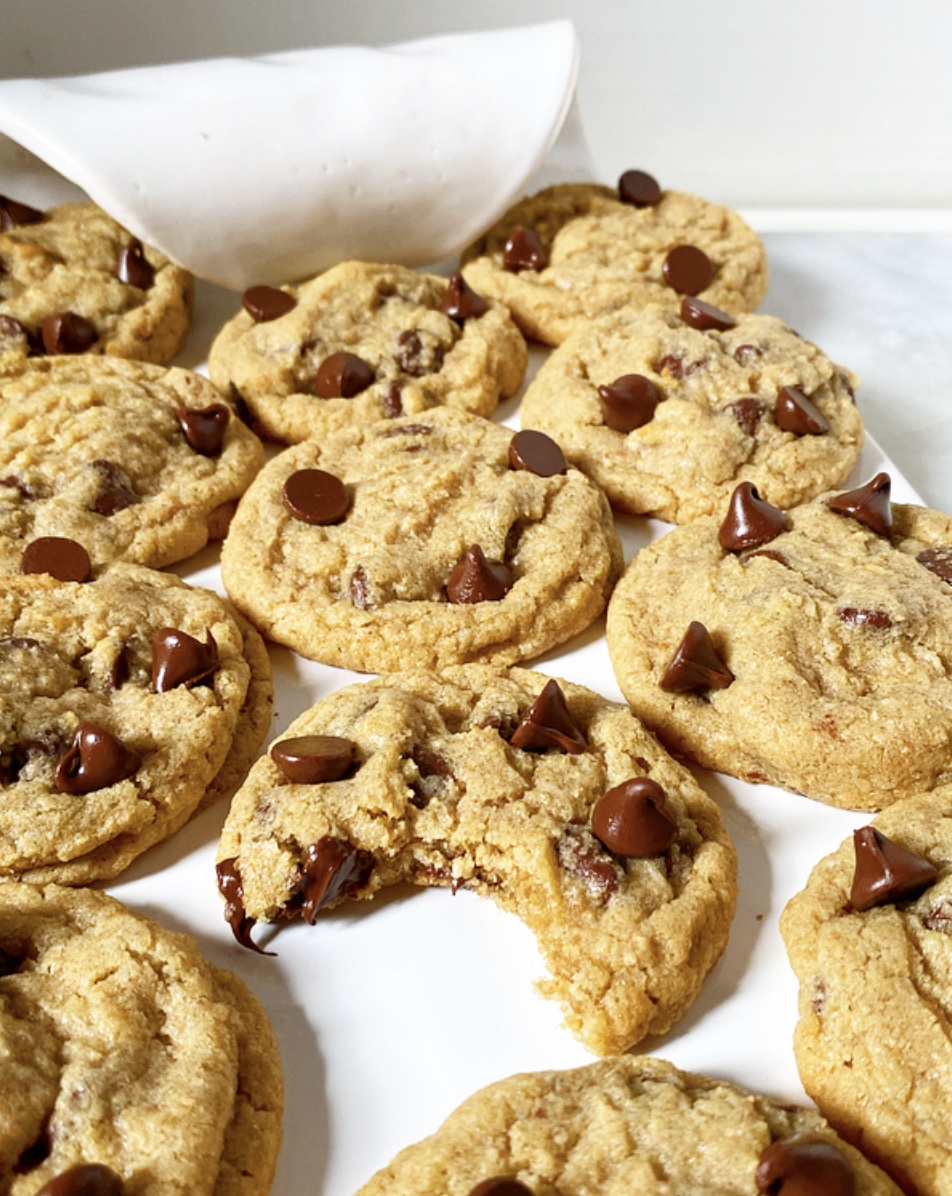 Whole Wheat Chocolate Chip Cookies