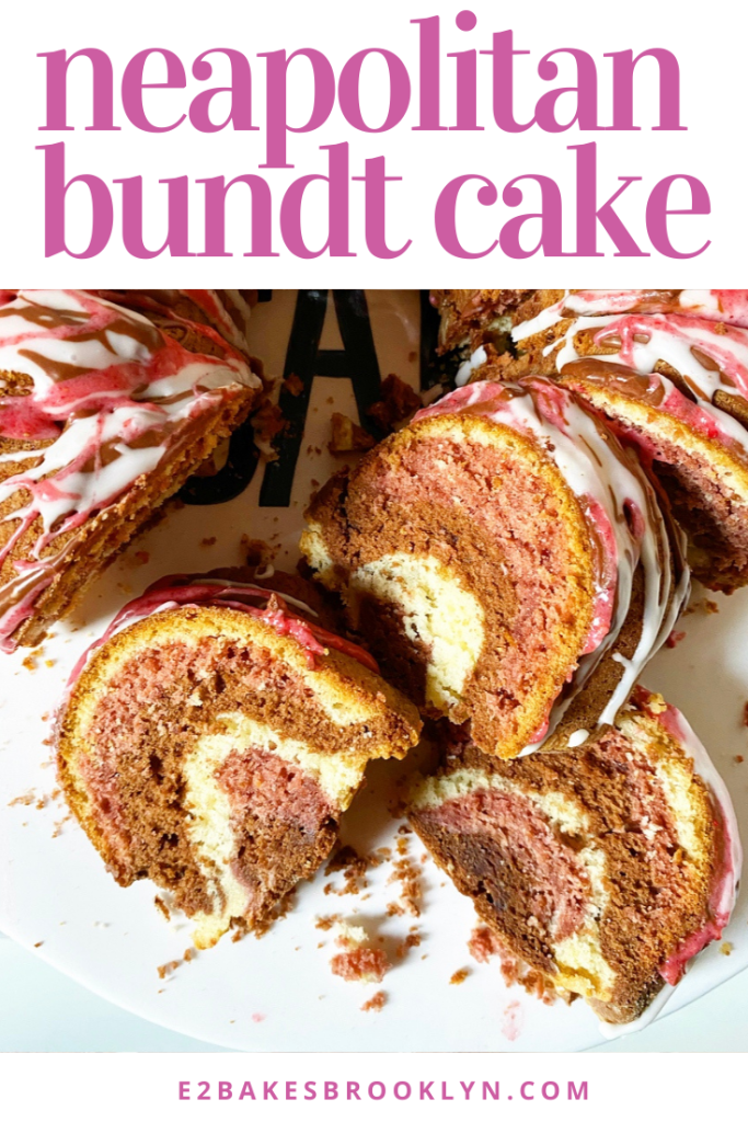 Neapolitan Bundt Cake