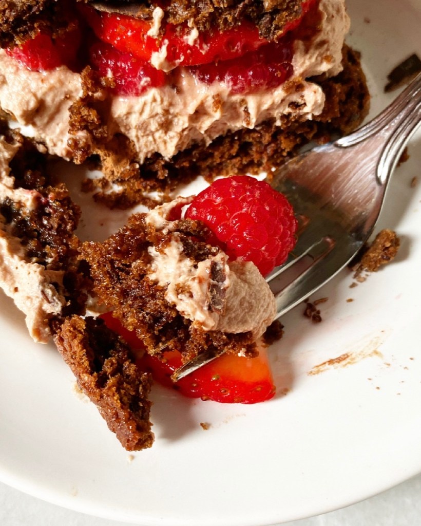Double Chocolate Berry Shortcakes​