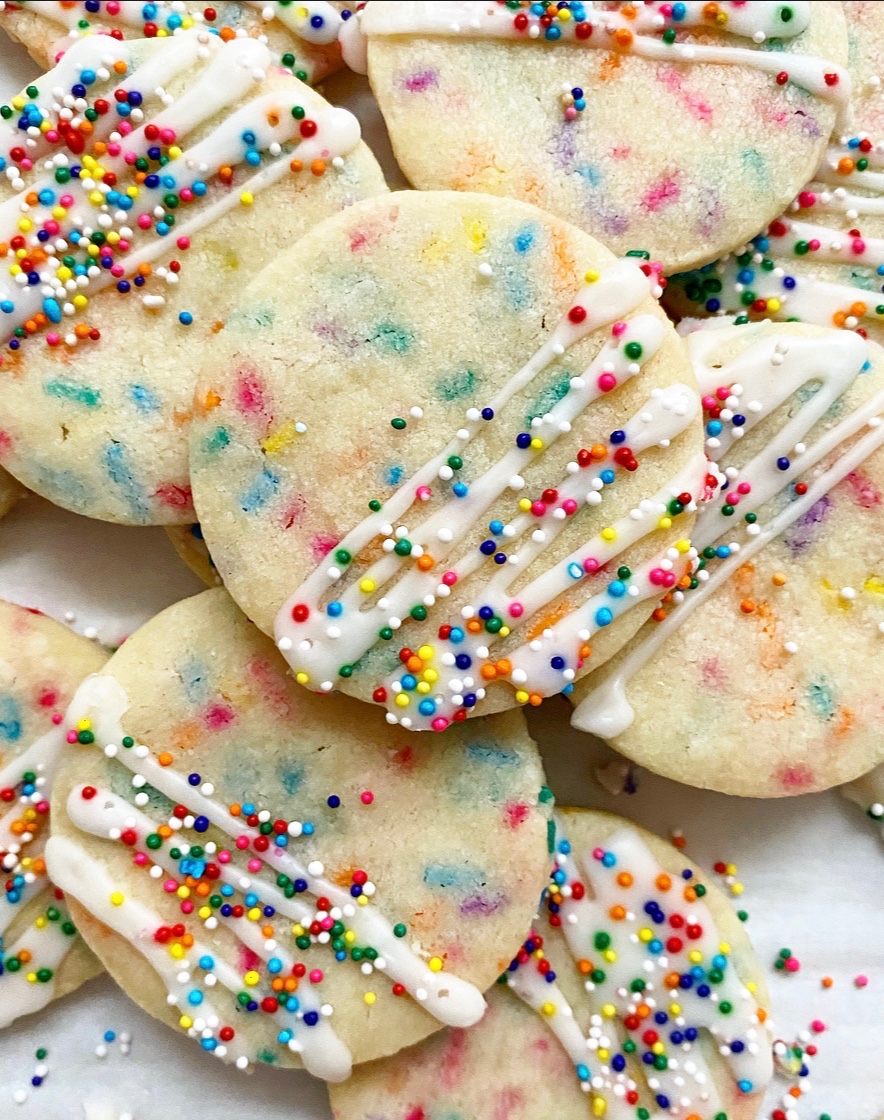 Funfetti Shortbread | e2 bakes brooklyn