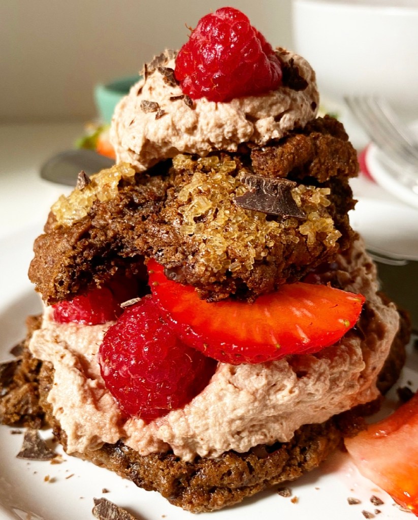 Double Chocolate Berry Shortcakes​