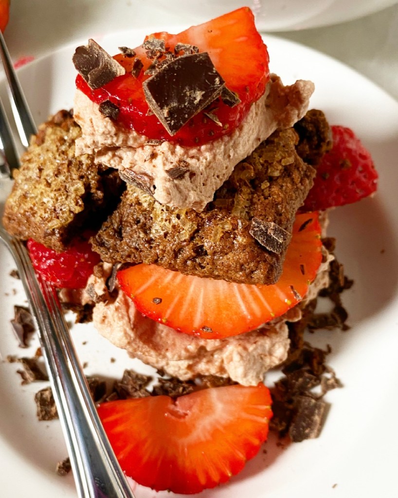 Double Chocolate Berry Shortcakes​