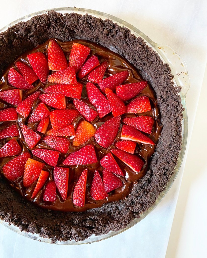 No-Bake Strawberry Cream Pie​