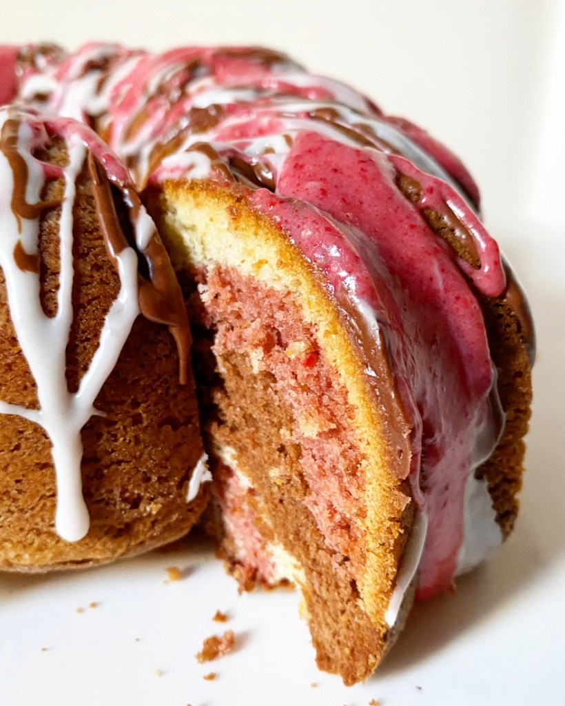 Neapolitan Bundt Cake
