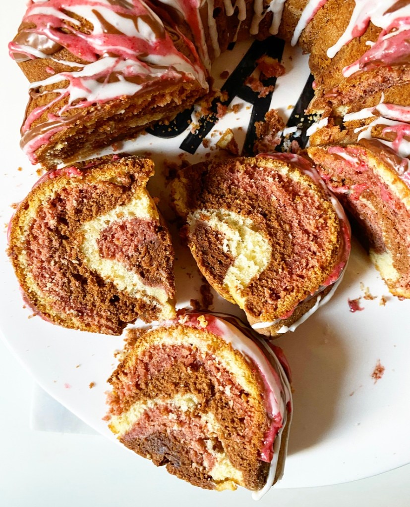 Neapolitan Bundt Cake