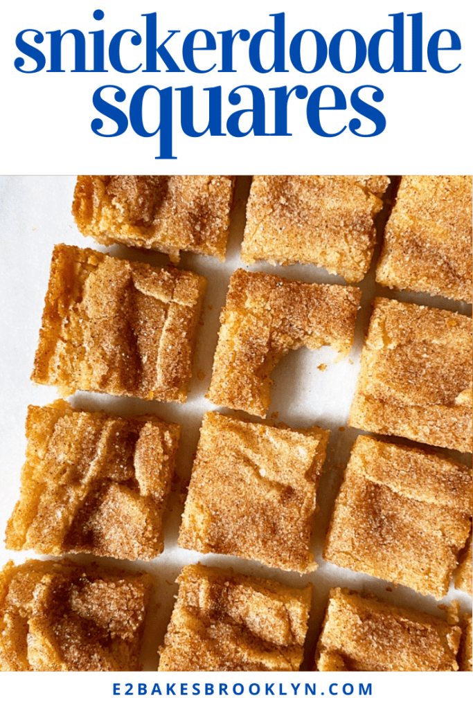 Snickerdoodle Squares