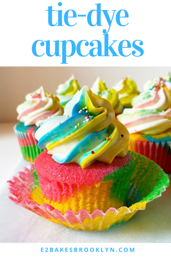 Tie-Dye Cupcakes