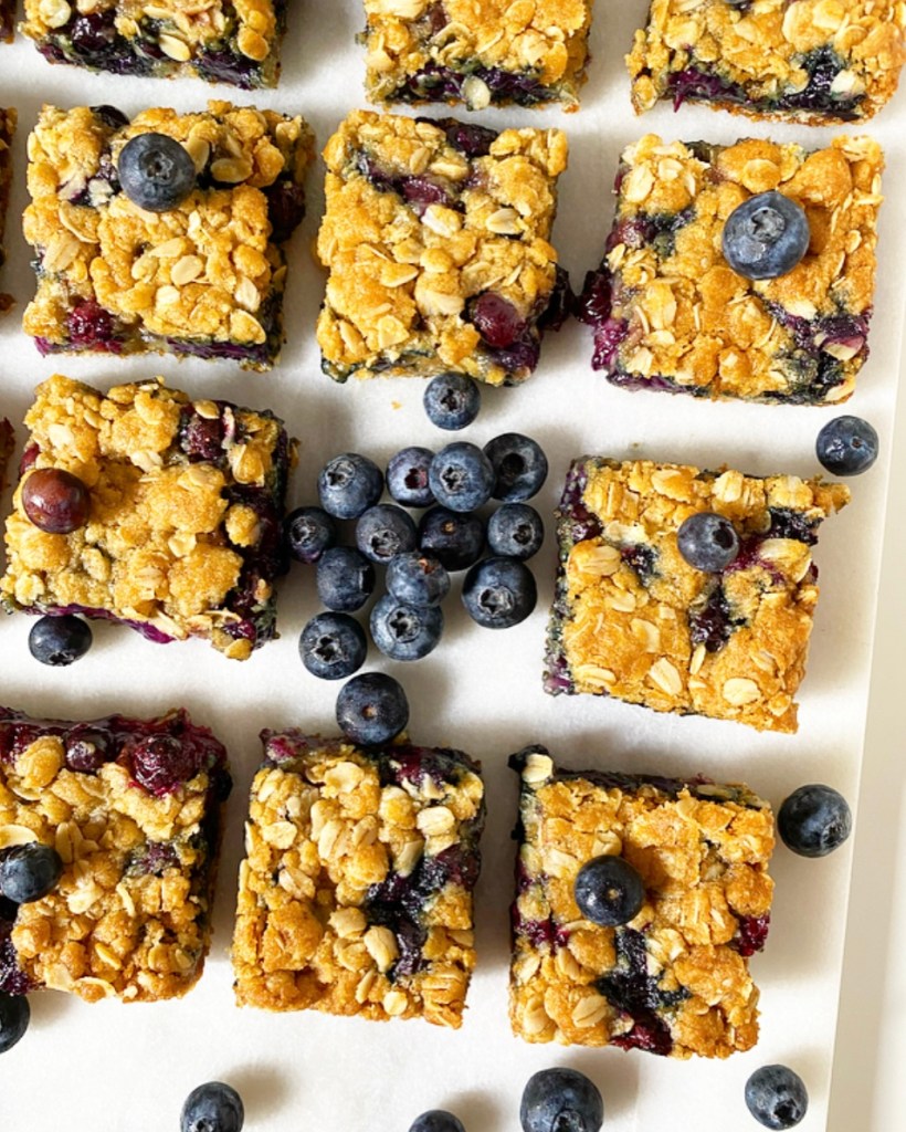 Blueberry Oat Squares​