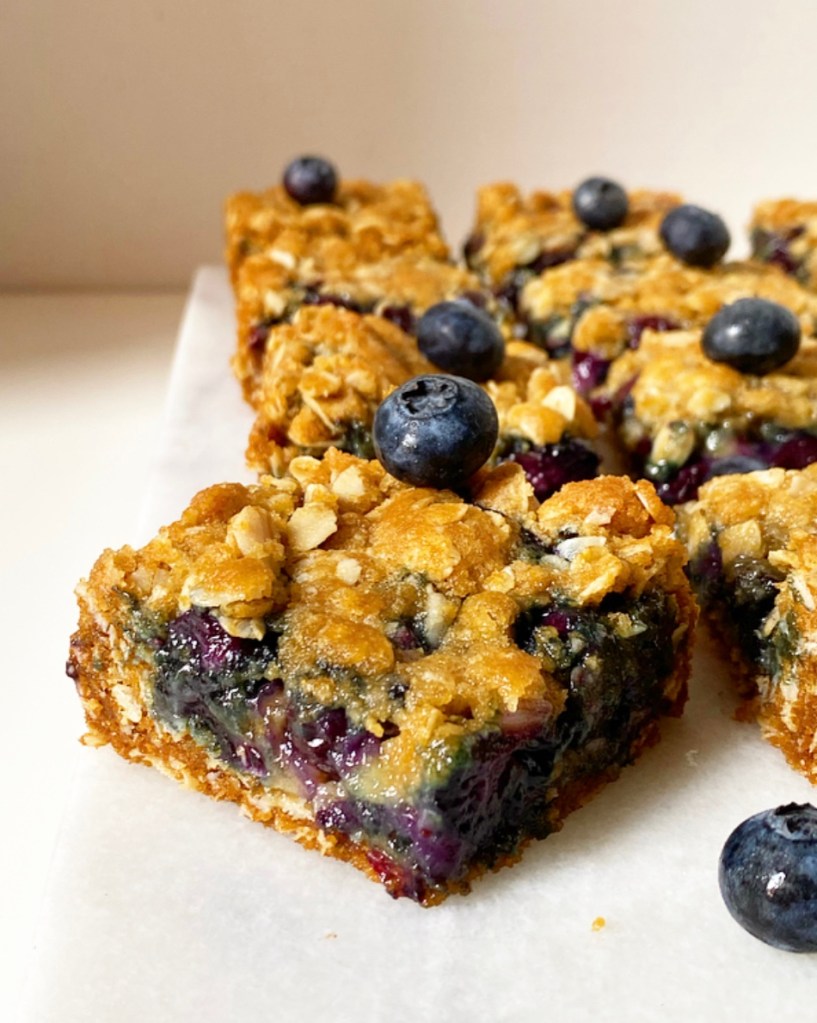 Blueberry Oat Squares​