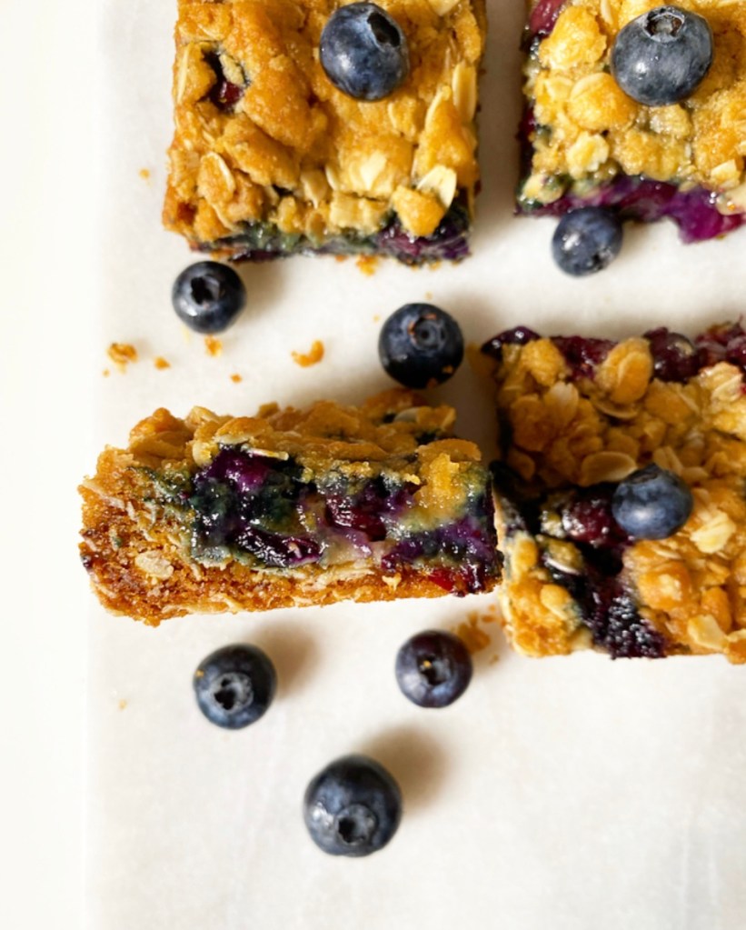 Blueberry Oat Squares​