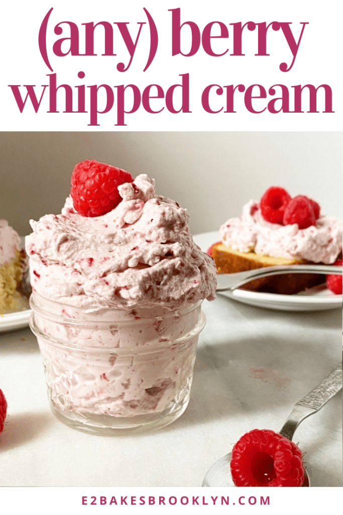 Berry Whipped Cream